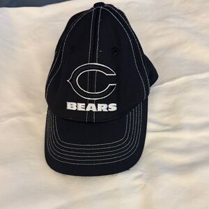 NFL Team Apparel Black and White Cap